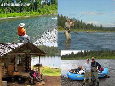 Alaska remote river experience tour featuring fishing, rafting and glamping at Wilderness Place Lodge.