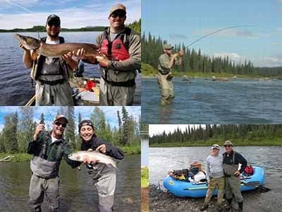 Guided fishing and fly-out float trips from Anchorage at Wilderness Place Lodge on Lake Creek.