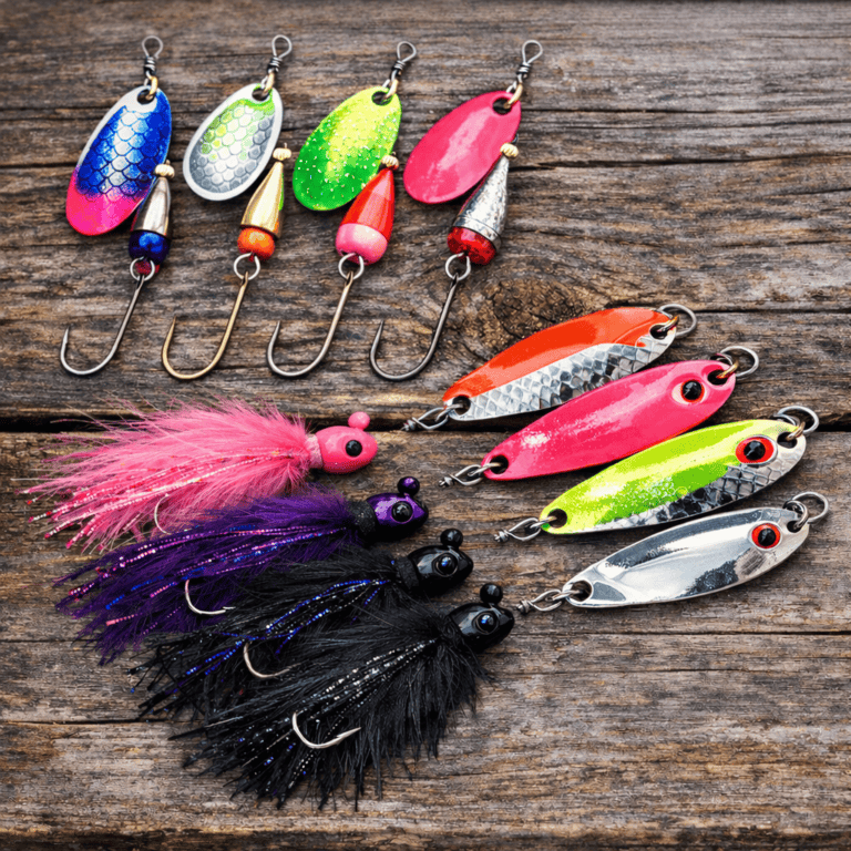 Alaska spin fishing for trout and salmon with spinners, spoons and jigs at Wilderness Place Lodge.