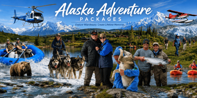 All-inclusive Alaska Adventure Packages round-trip from Anchorage.